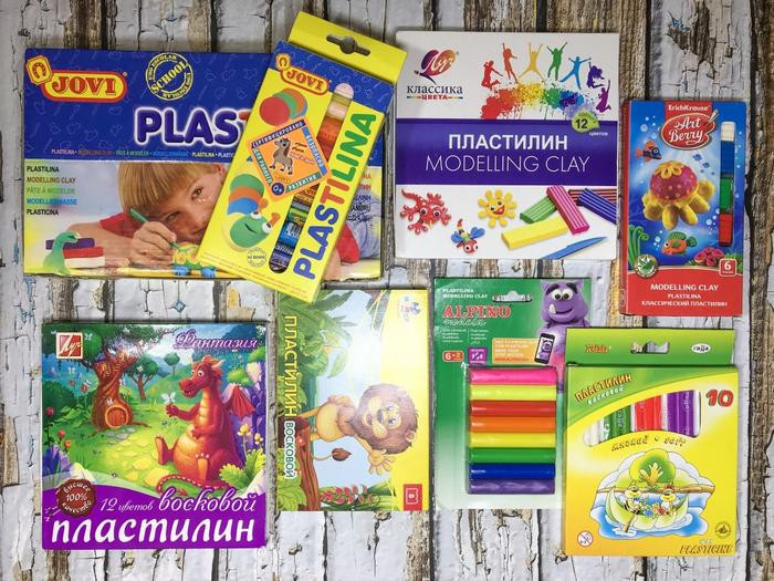 Виды пластилина